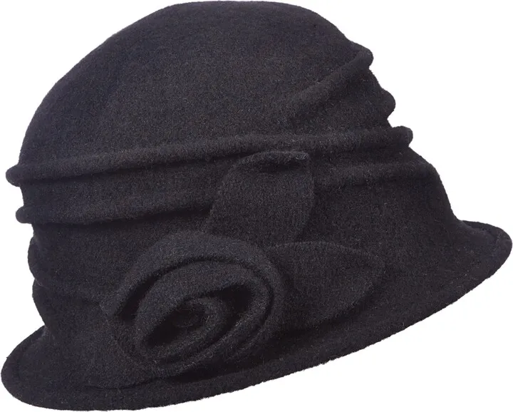 Dorfman Pacific Boiled Wool Cloche