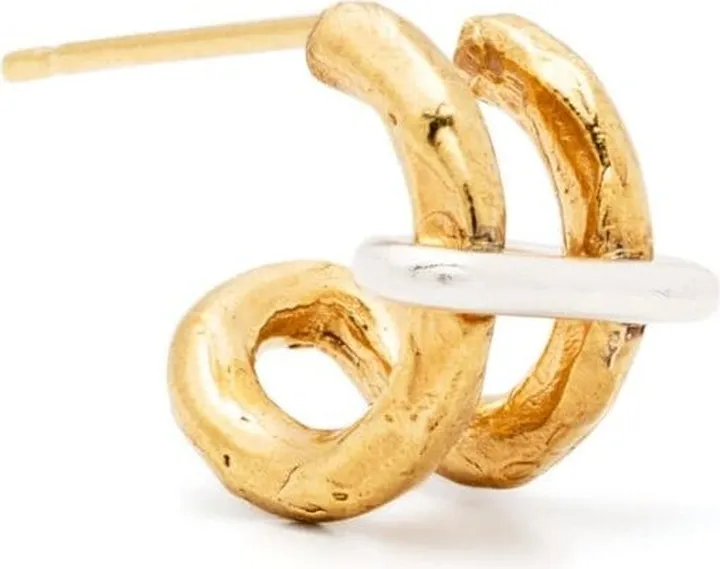 The Sun Salutations hoop earring