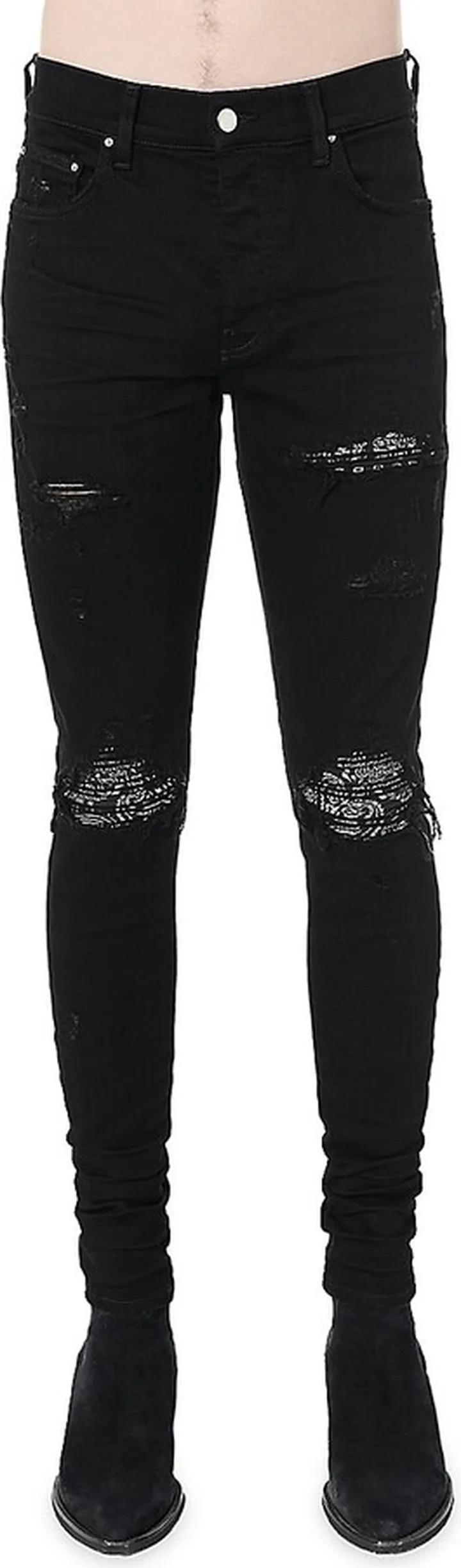 Mx1 Super-Skinny Bandana Jeans