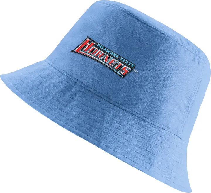 Nike Unisex College (Delaware State) Bucket Hat in Blue
