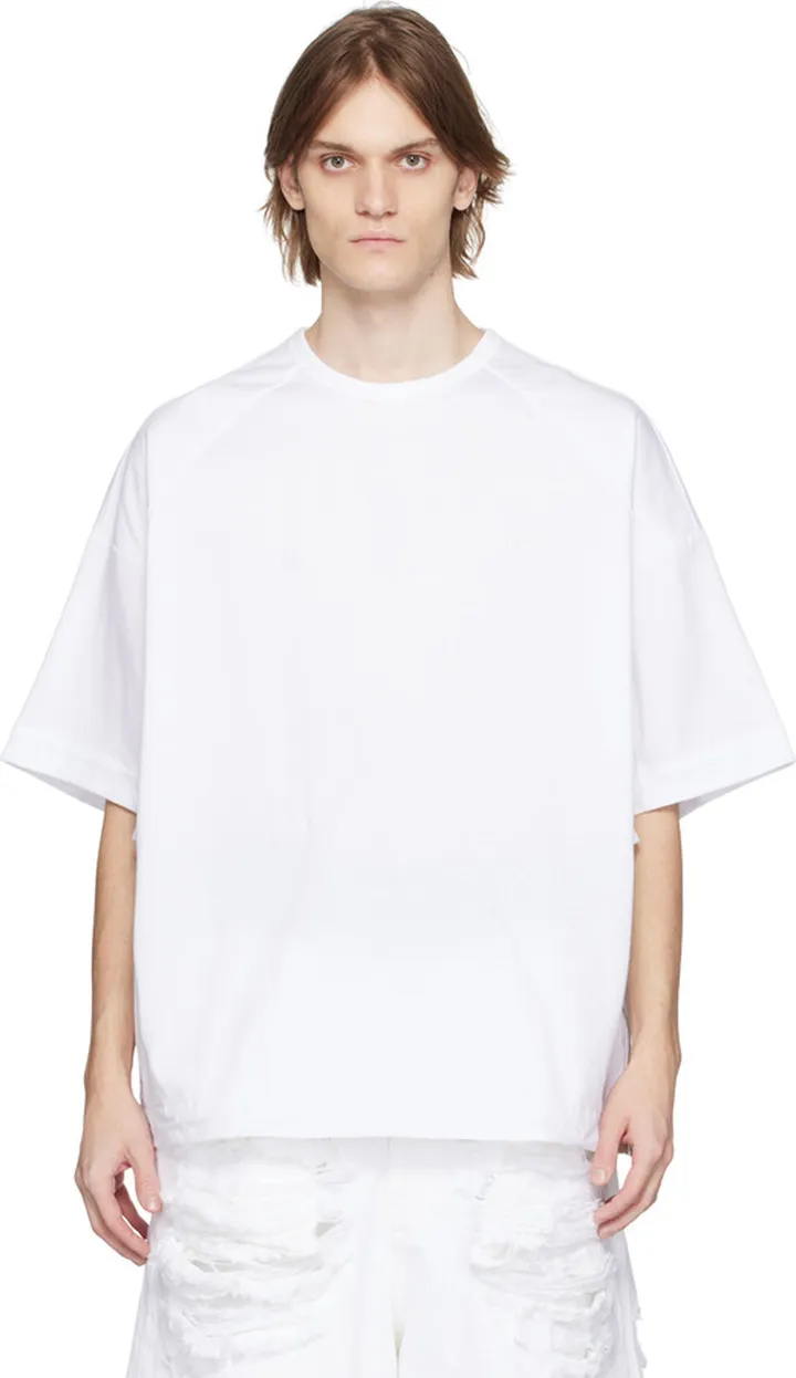 Juun.J White Vented T-Shirt
