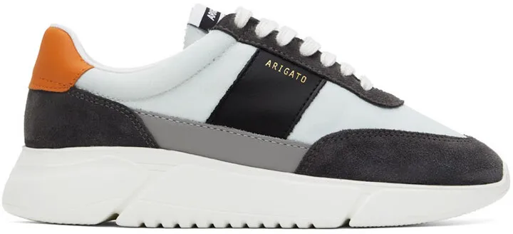 Axel Arigato Black & Orange Genesis Vintage Runner Sneakers