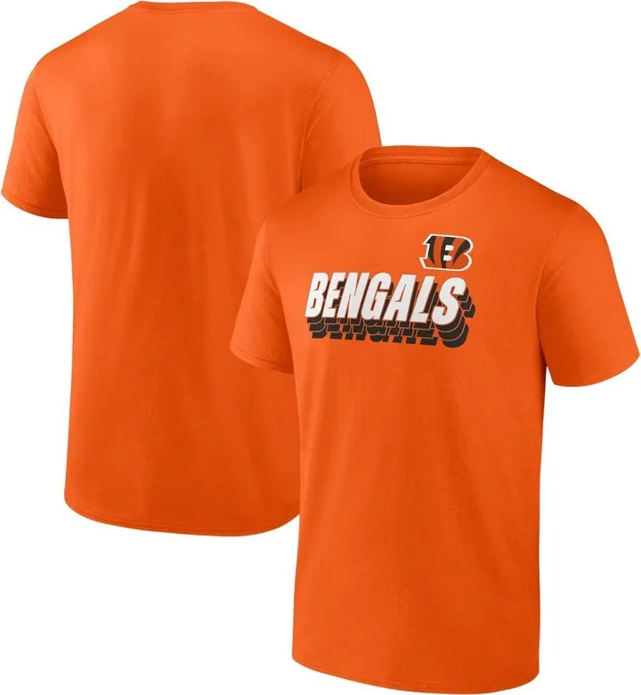 Men's Fanatics Branded Orange Cincinnati Bengals Strike Back T-shirt