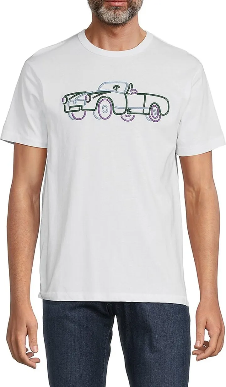 Car Embroidery Tee