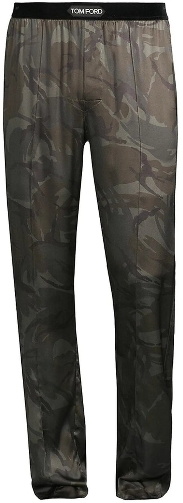 Logo Silk Pajama Pants