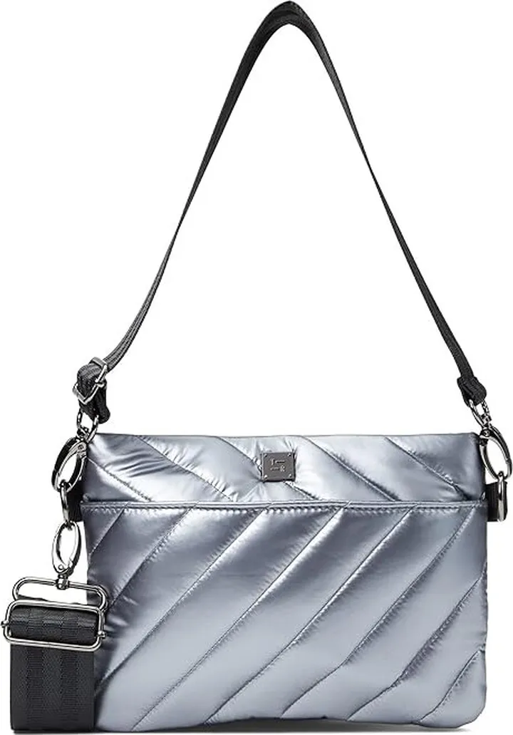 THINK ROYLN Diagonal Bum Bag 2.0 - Medium (Pearl Silver) Handbags