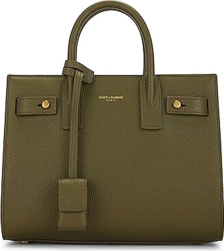 Saint Laurent Nano Sac De Jour Bag in Olive