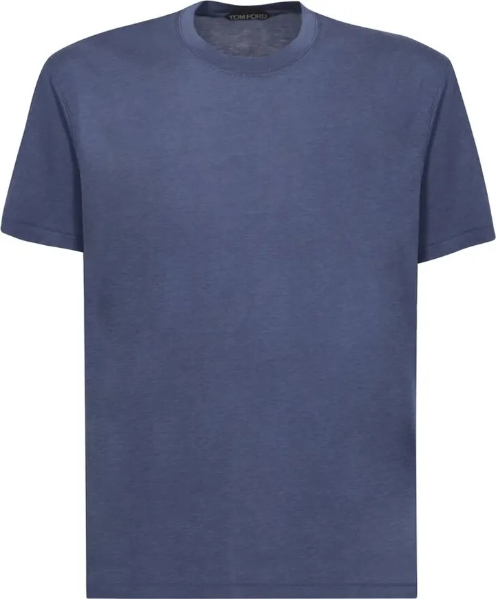 Tom Ford Short Sleeved Straight Hem T-Shirt