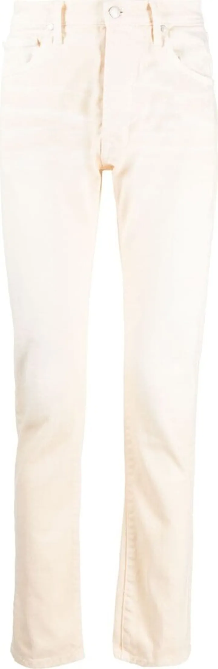 Mid-Rise Straight Trousers