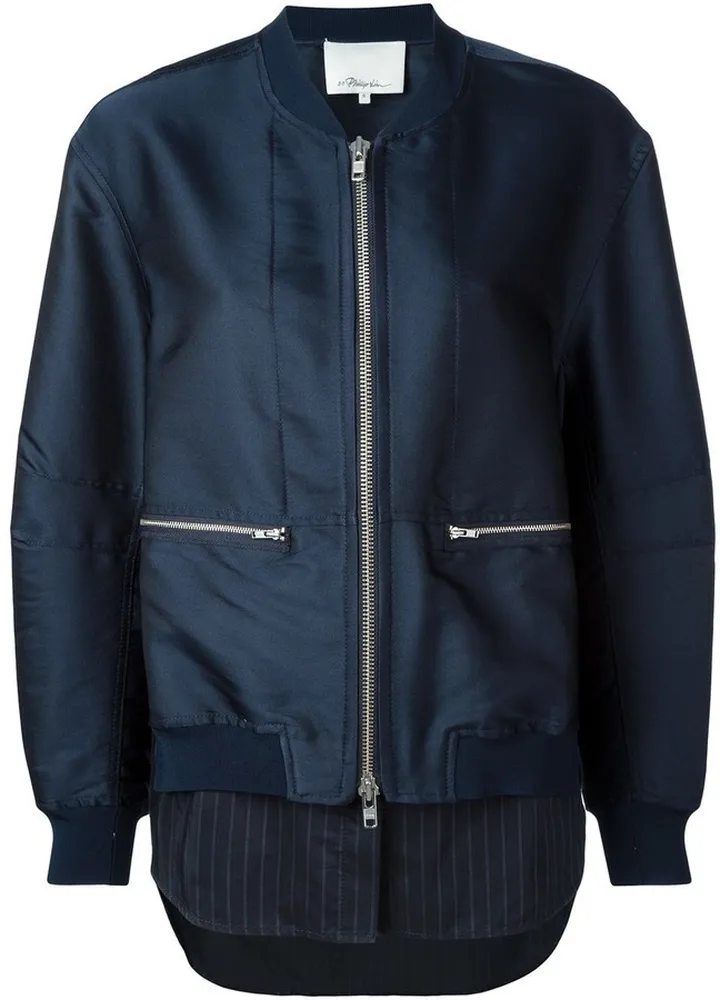 Layered Bomber Jacket