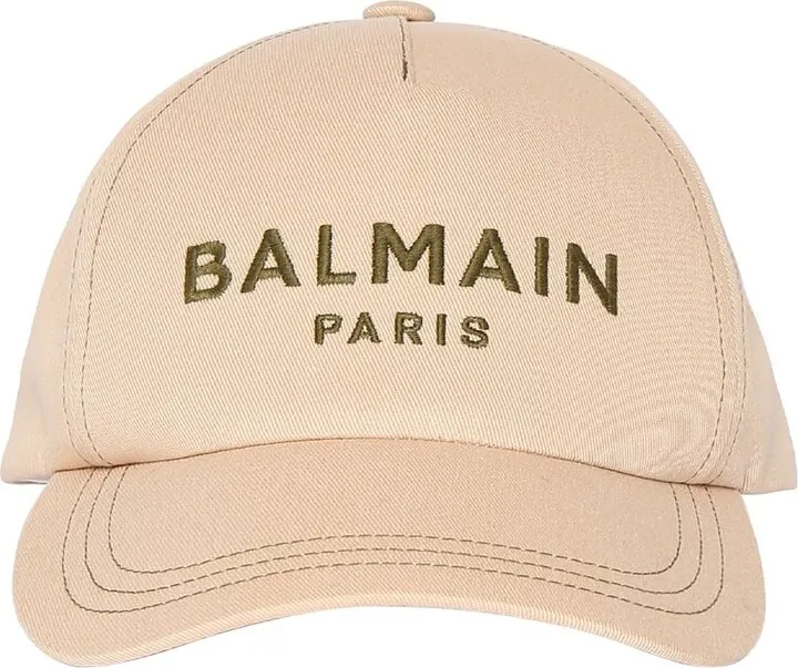 Logo cotton twill baseball cap