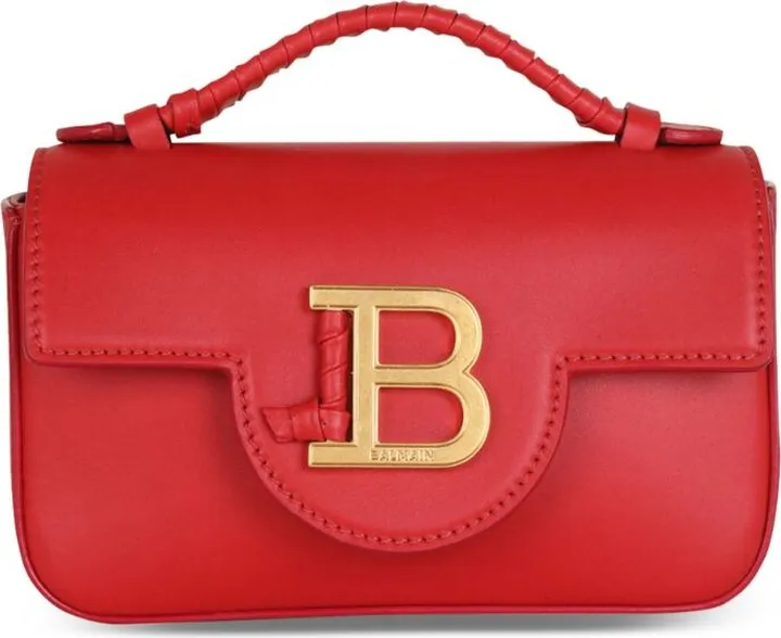 Balmain Mini Leather B-Buzz Cross-Body Bag