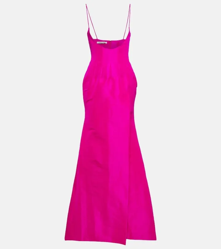 Crystal-embellished gown
