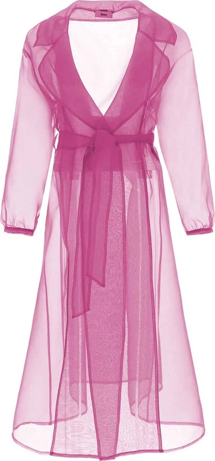 Trench In Veiled Silk