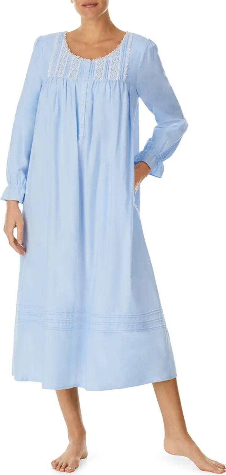 Long Sleeve Flannel Ballet Nightgown