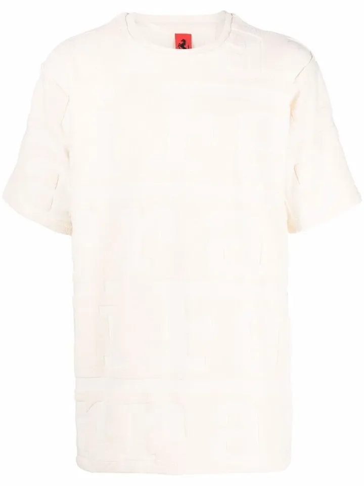 logo embossed T-shirt