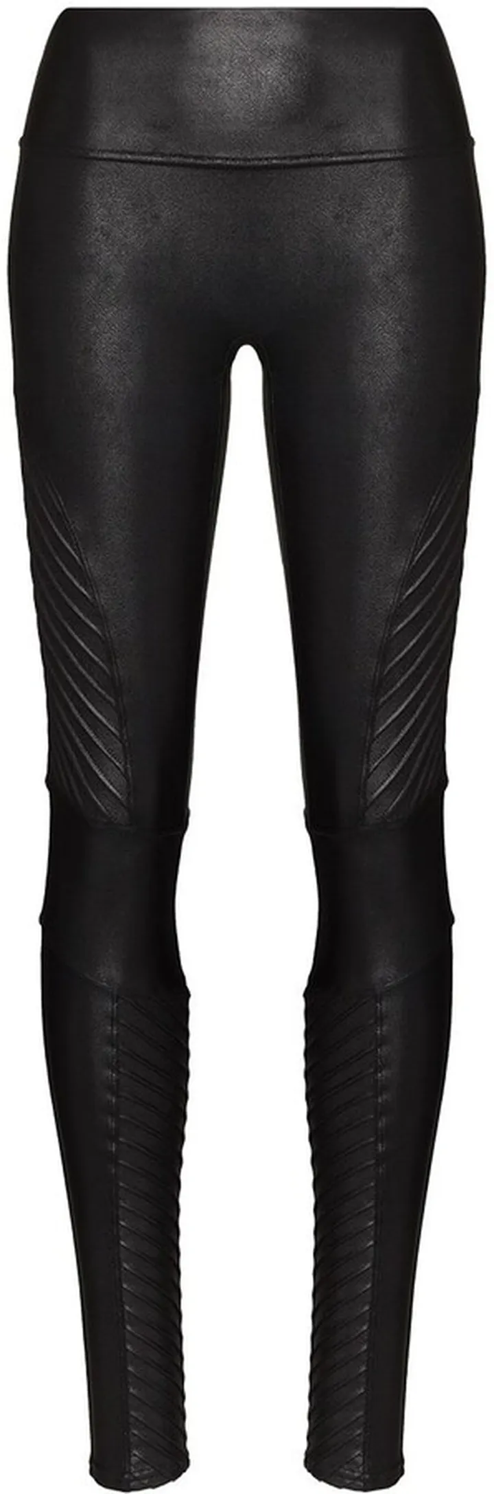 Faux-Leather High-Rise Leggings