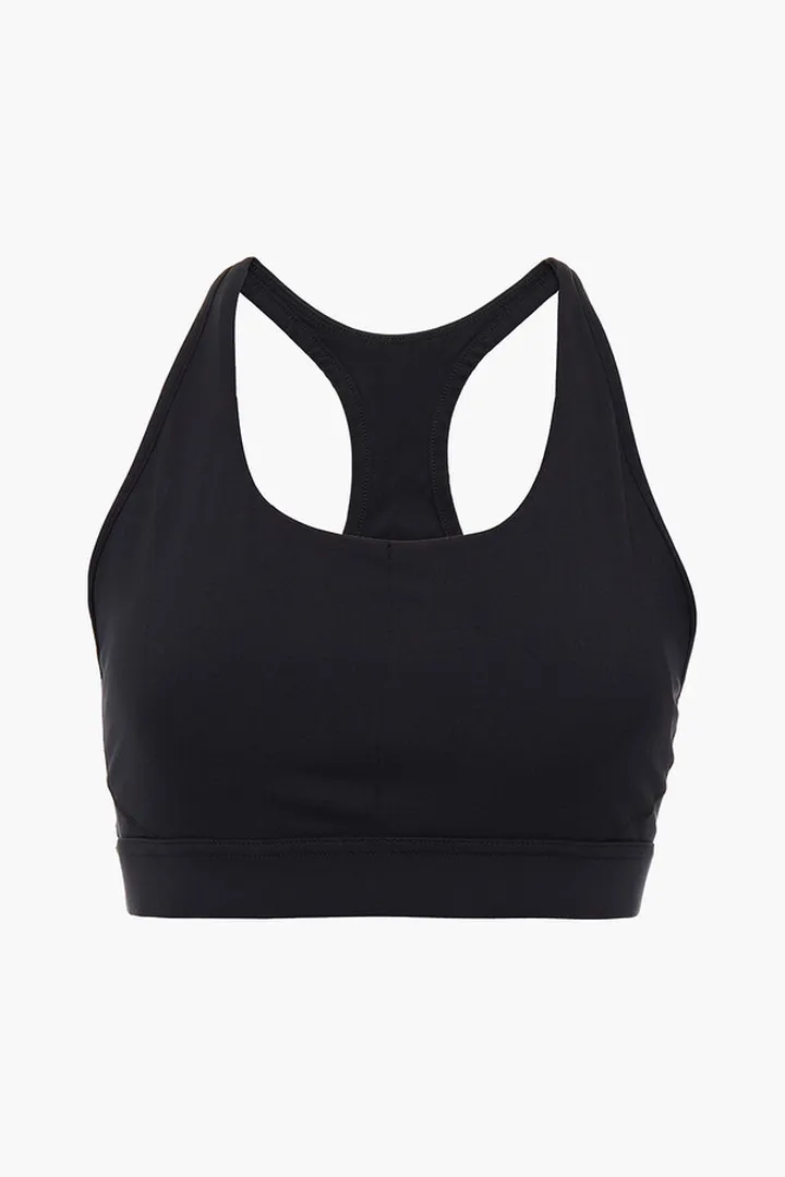 Stash Pocket cutout stretch sports bra