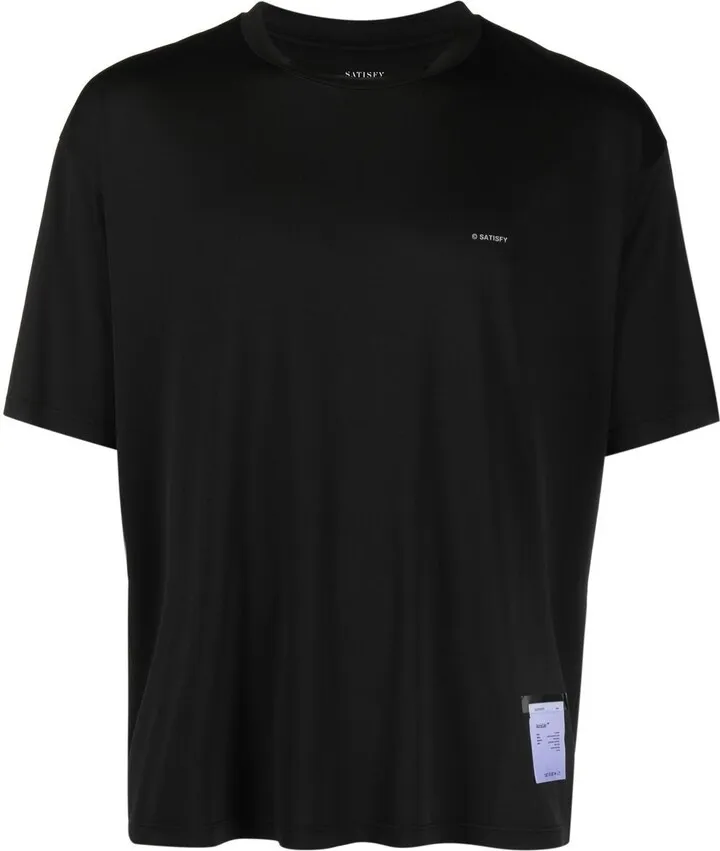 logo-print performance T-shirt