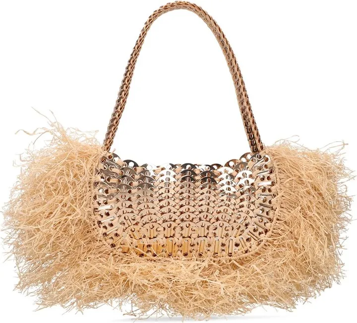 Small Hobo raffia shoulder bag