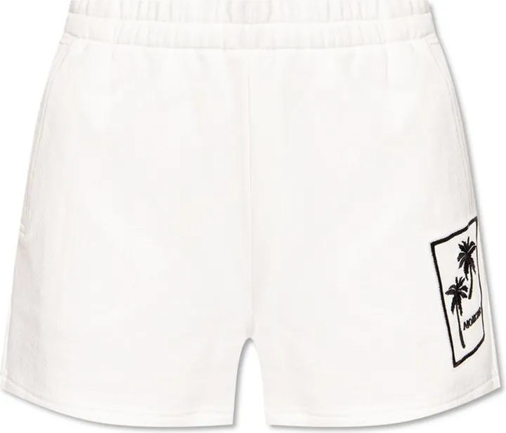 Moncler Elastic-Waistband Graphic-Printed Shorts