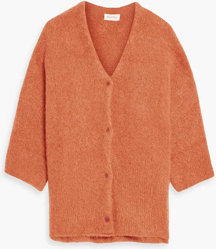 Mohair-blend cardigan