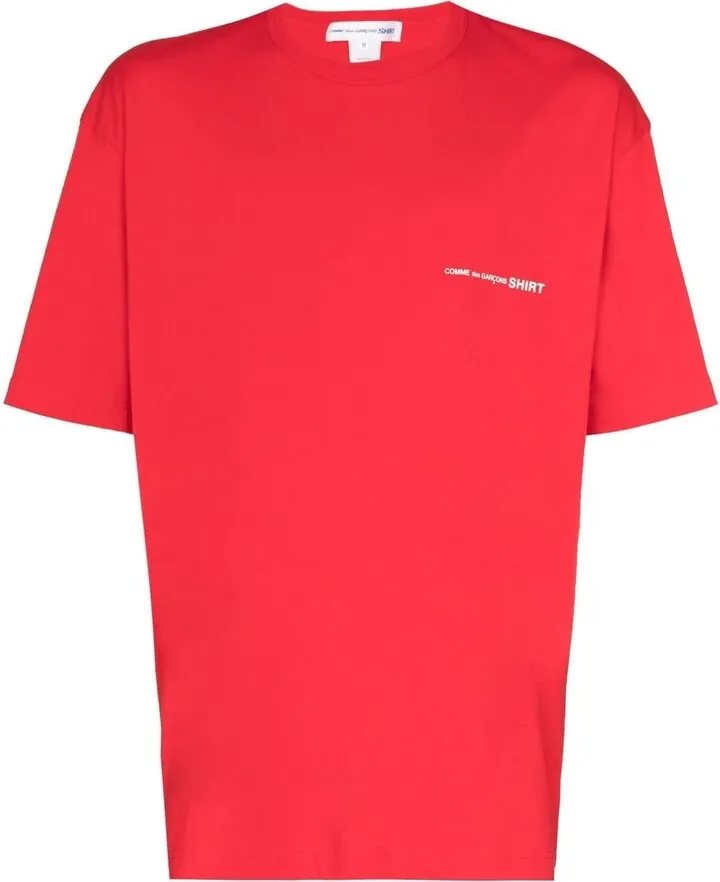chest-logo cotton T-shirt