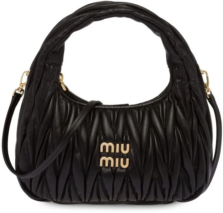 Miu Wander matelassé mini bag