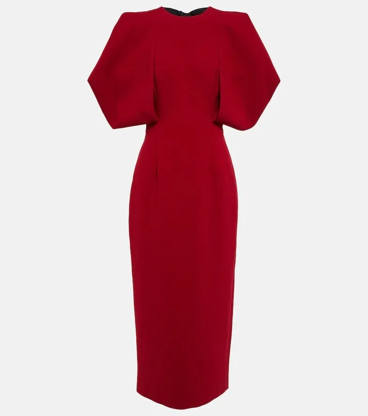 Calita crepe midi dress