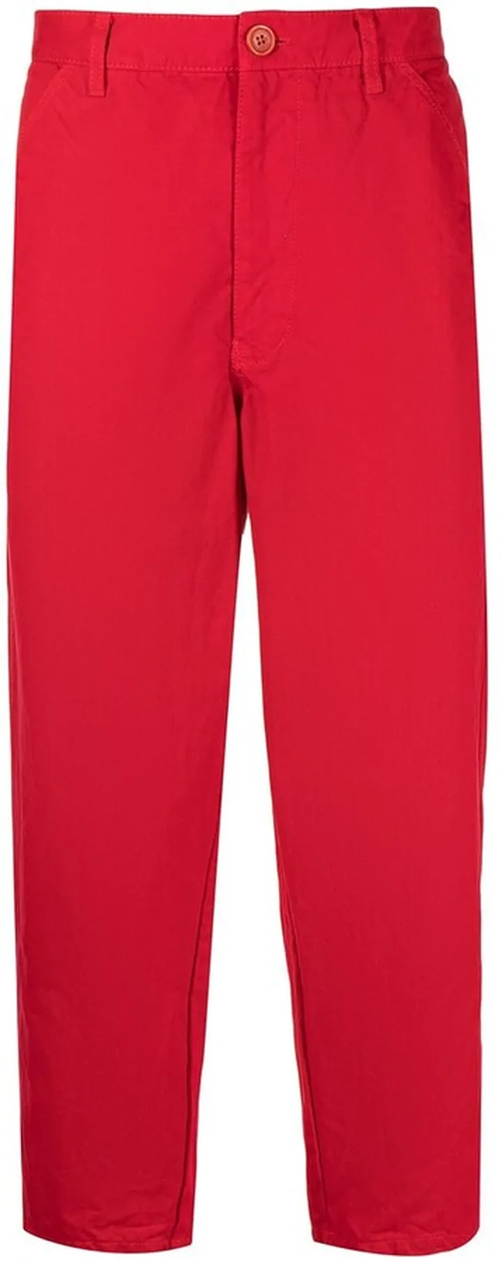 Mid-Rise Cropped Trousers