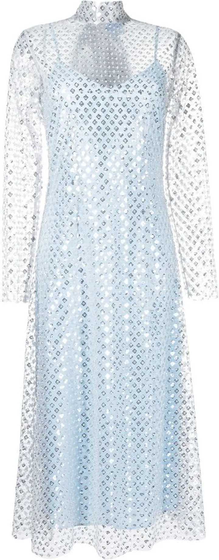 Perception sequin-embellished long dress