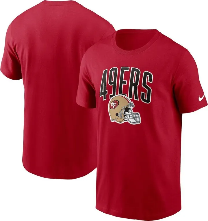 Men's Nike Scarlet San Francisco 49ers Team Athletic T-shirt