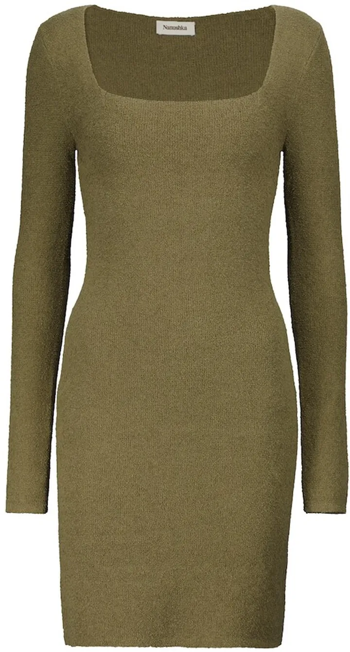 Leah cotton-blend minidress