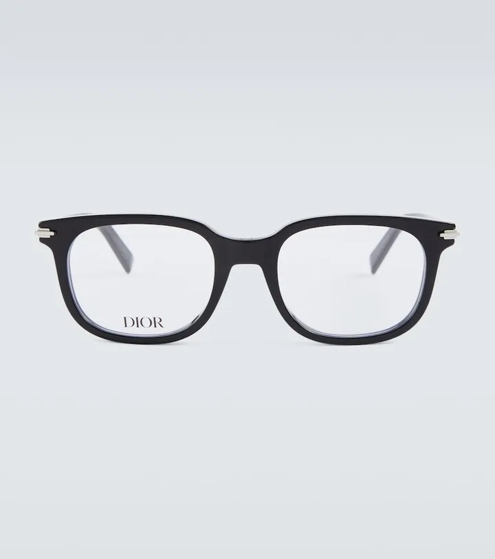 DiorBlackSuitO S6I rounded glasses