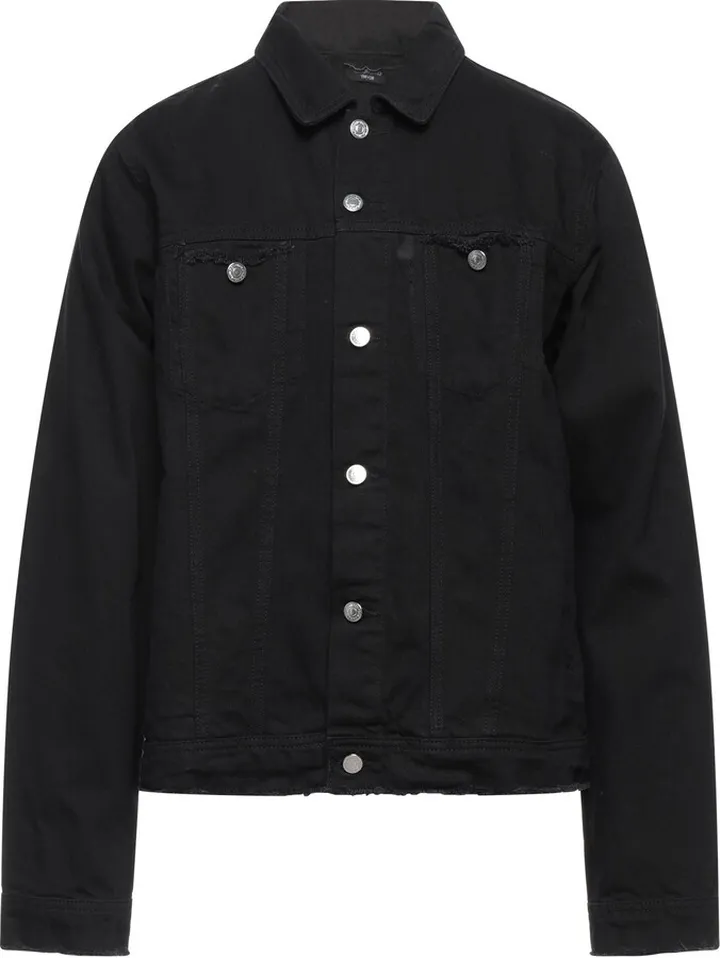 Denim Outerwear Black