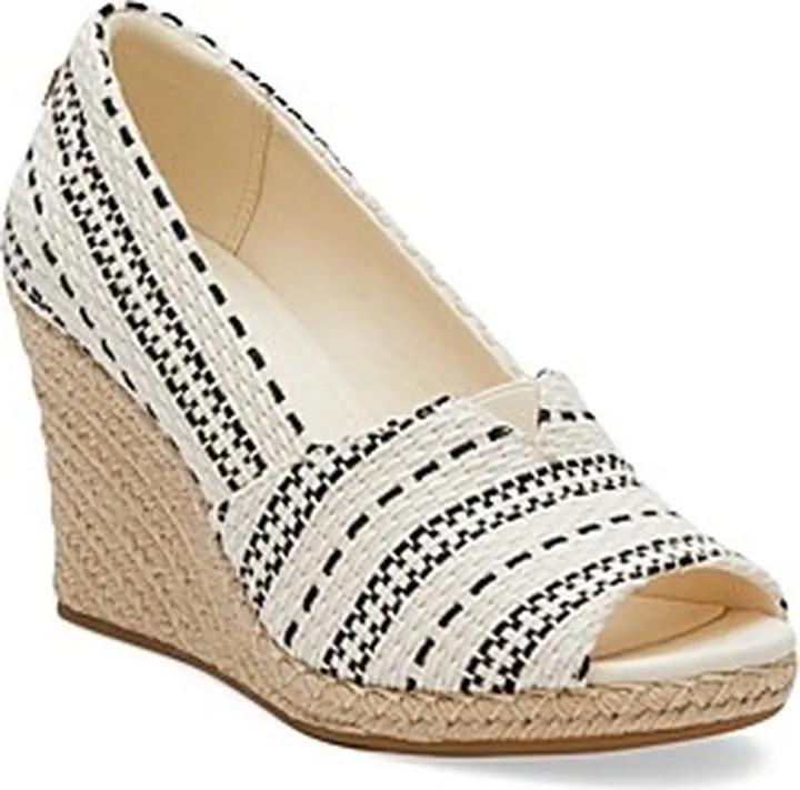 Toms Women's Michele Slip On Espadrille Wedge Pumps