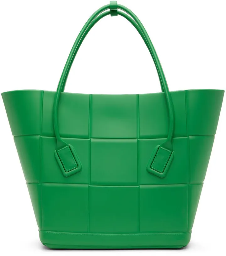 Bottega Veneta Green Medium Arco Shopping Tote