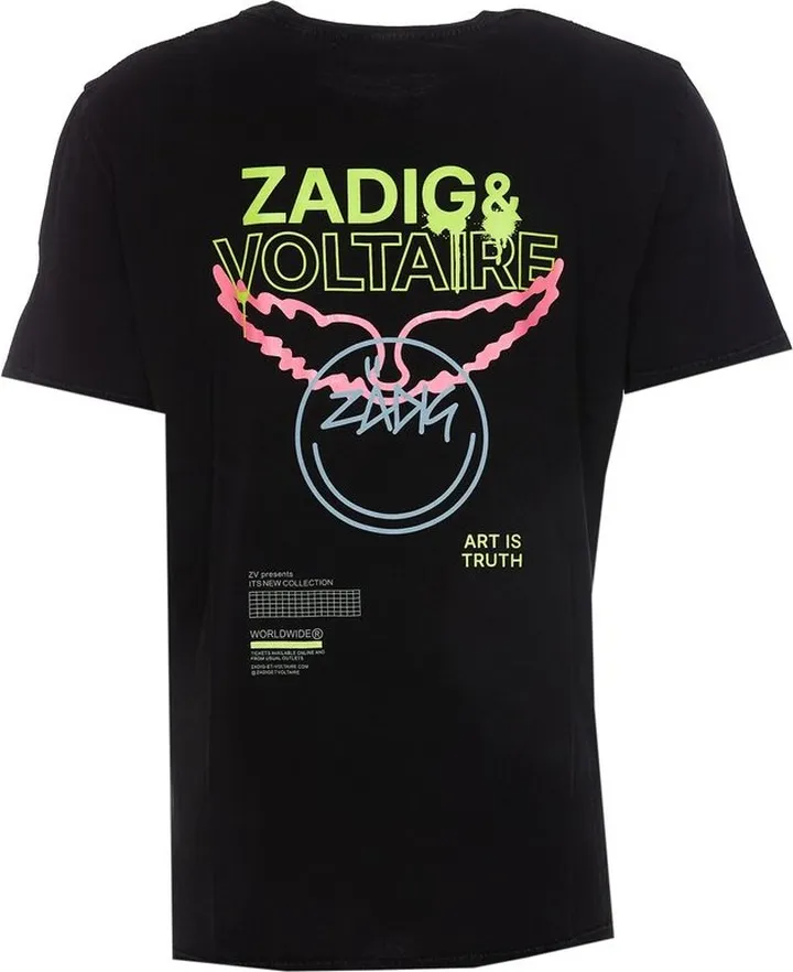 Zadig & Voltaire Logo Printed Crewneck T-Shirt