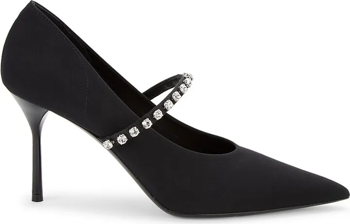 Crystal-Embellished Pumps