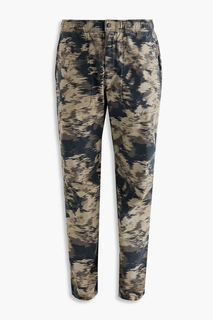 Flynt tapered camouflage cotton pants