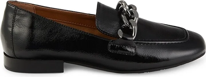 Chain Leather Loafers