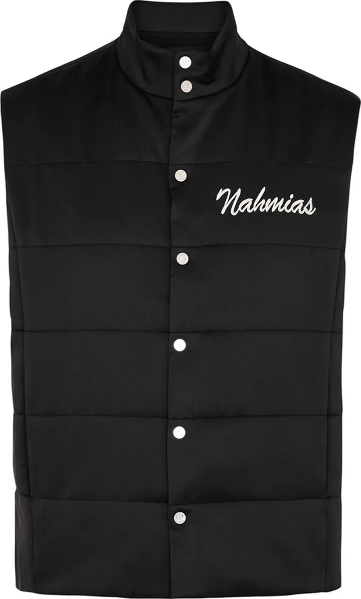 Nahmias Miracle Academy Quilted Silk-satin Gilet