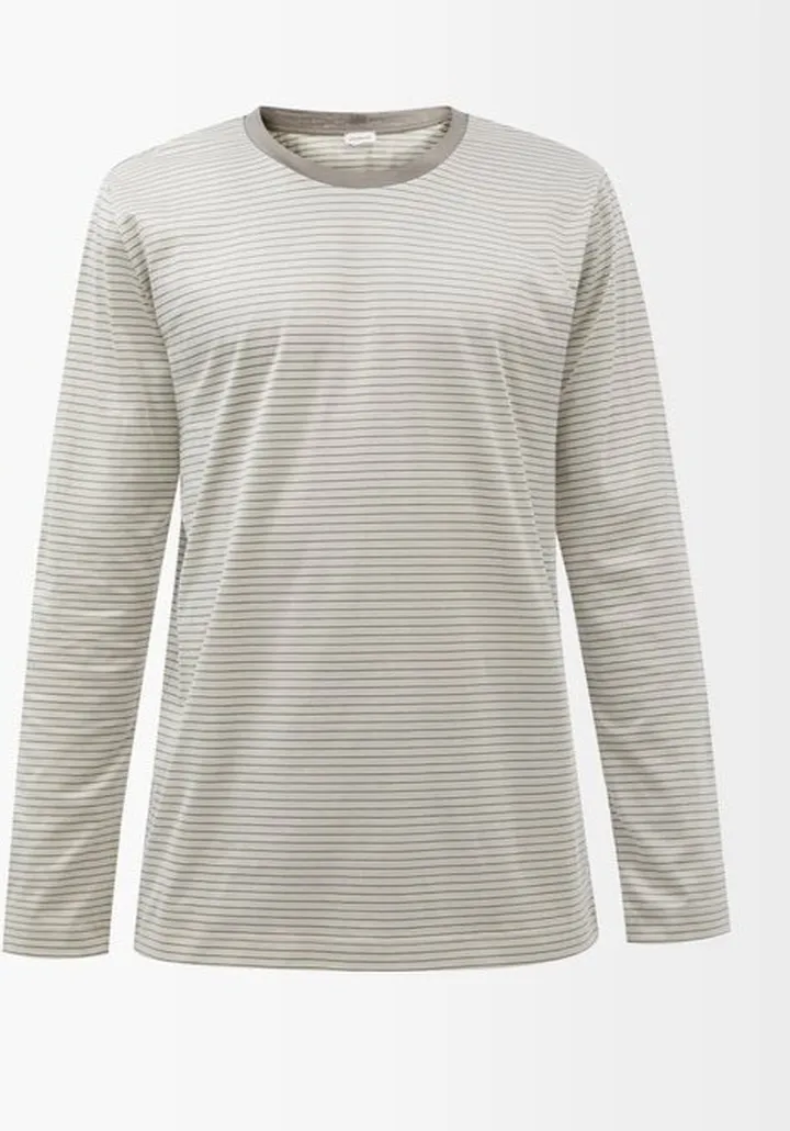 Striped Cotton-jersey Pyjamas