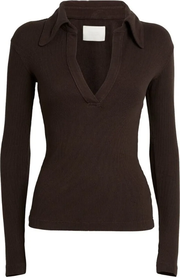 Citizens Of Humanity Rib-Knit Polo Shirt
