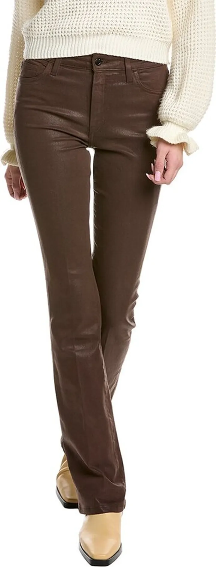 Joe's Jeans Chocolate High-Rise Bootcut Jean