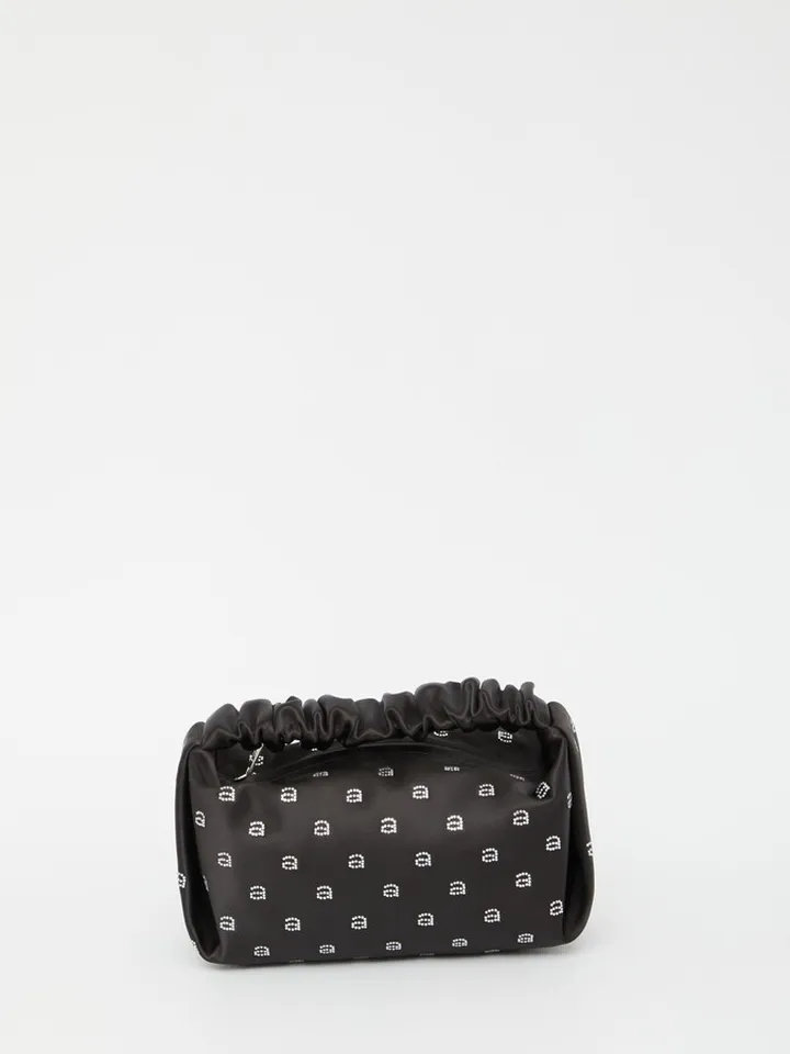 Scrunchie Mini Bag In Black