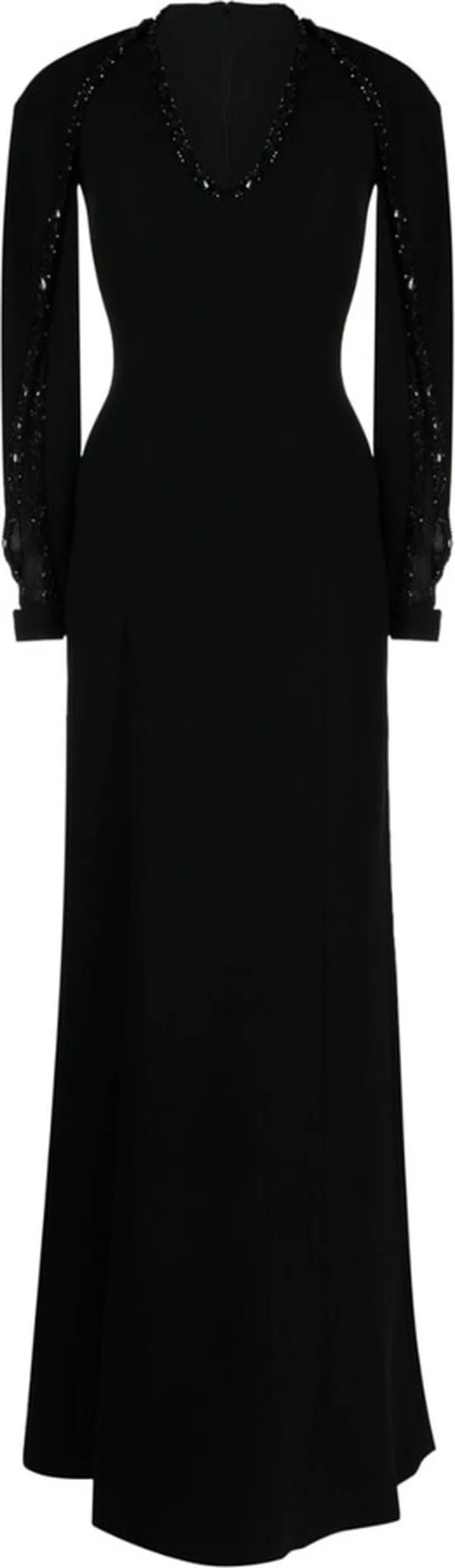 V-neck long dress