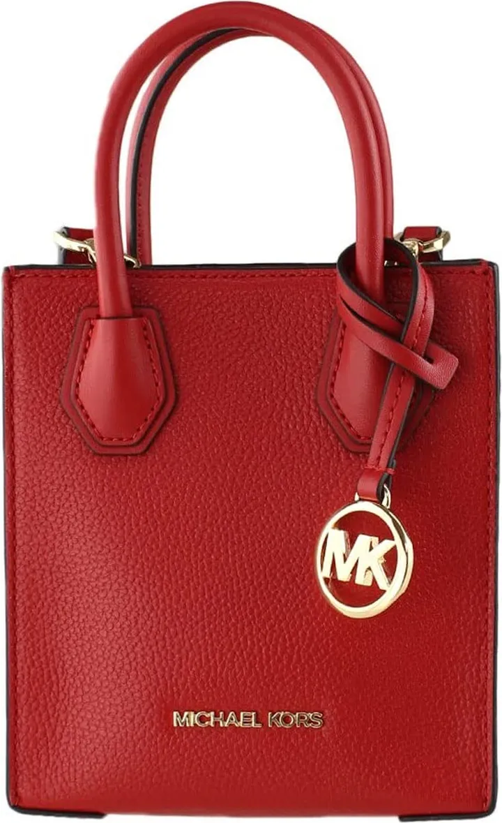 Michael Kors Mercer Extra-Small Pebbled Leather Crossbody Bag
