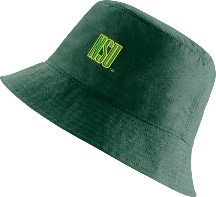 Nike Unisex College (Norfolk State) Bucket Hat in Green