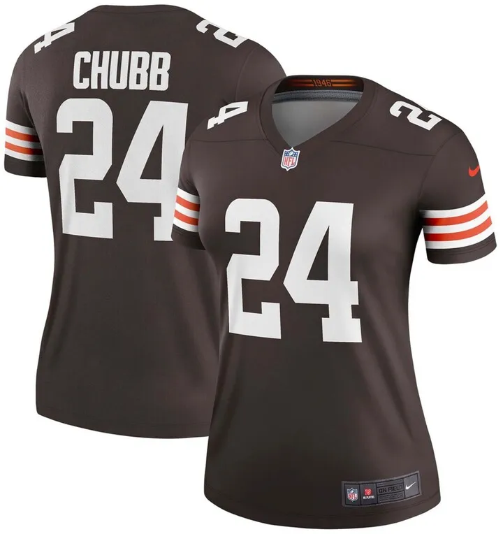 Women's Nick Chubb Brown Cleveland Browns Legend Jersey